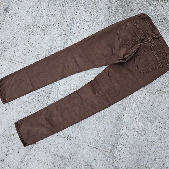 Ralph Lauren Sport Women Jeans Brown Cotton Denim Slim Jeans Size 28 - Picture 8 of 9
